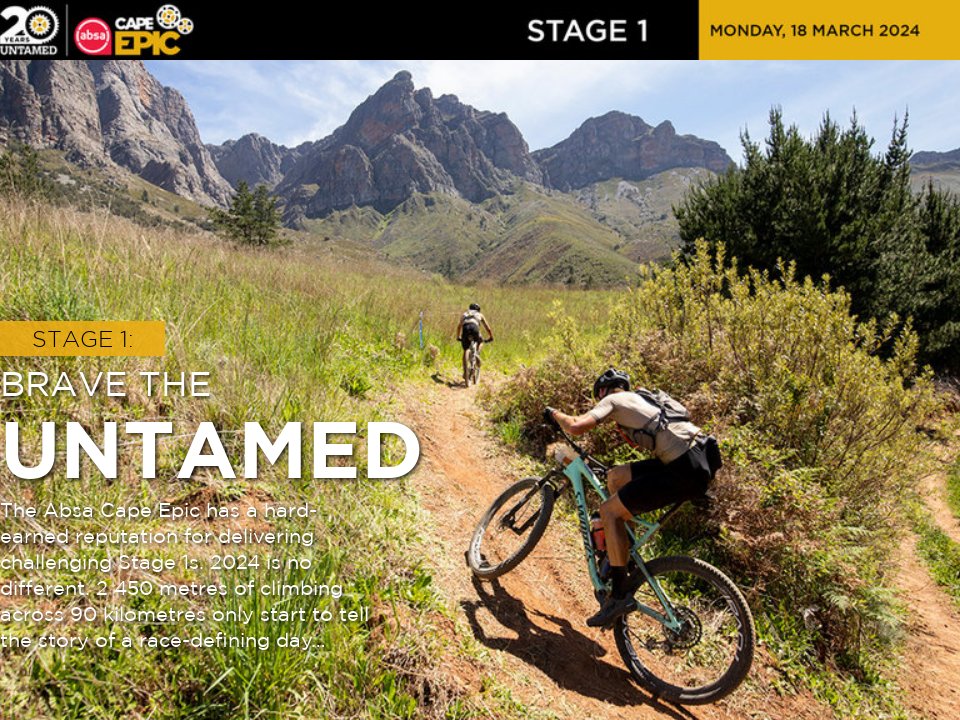 Absa Cape Epic 2024 Chapter 1 2024 Absa Cape Epic Chapter 1